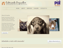 Tablet Screenshot of catmandadogwalker.com